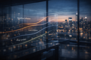 Inflation dynamics influencing forex markets through headline inflation, core inflation, wage growth, and currency valuation
