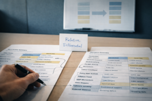 Professional relative currency analysis comparing two economies to select a forex pair based on fundamental differentials